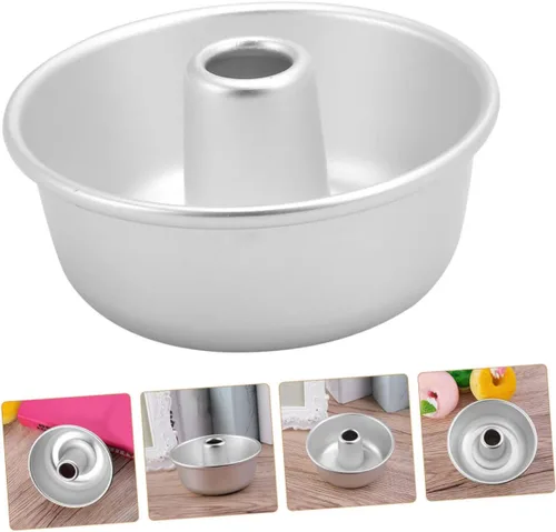 Vista 6 de Molde de donas para hornear, molde de donas de aleación de aluminio, molde para pasteles, molde para pasteles, panadería, herramientas para hornear