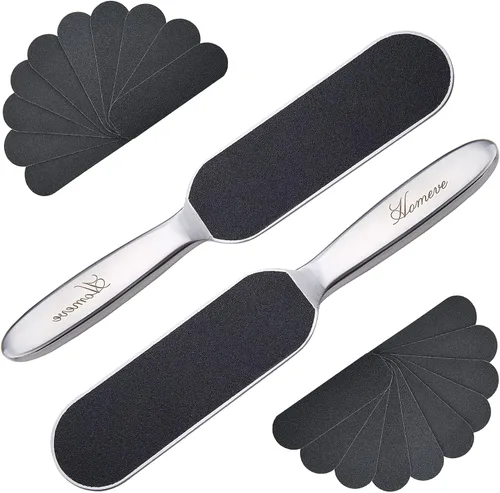 Vista 9 de Lima de pedicura profesional para pies – Reutilizable de acero inoxidable agrietado callos de la piel removedor de callos
