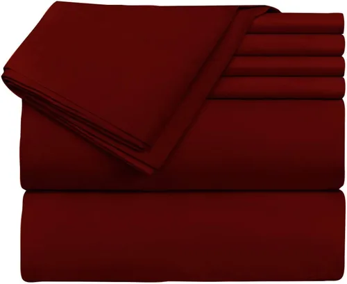 Vista 7 de Juego de sábanas de 5 piezas para camas ajustables, 800 TC-100% algodón, color negro, dividido, para cama ajustable, hilo de fibra larga de una sola