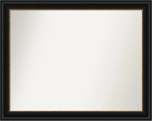 Vista 410 de Amanti Art Espejo personalizado, gran espejo de baño estrecho, espejo de pared o espejo de tocador de baño sobre el fregadero (24 x 24 pulgadas)
