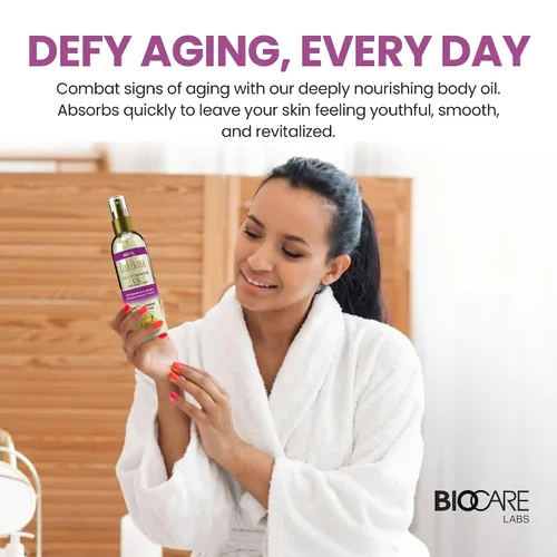 Vista 3 de Biocare Aceite corporal diario con vitamina con aceite de semilla de sésamo y vitamina E