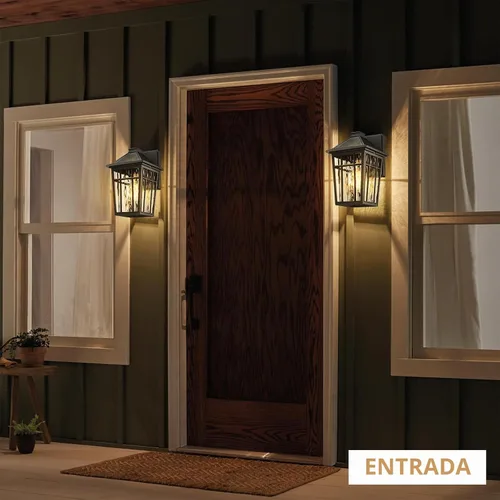 Vista 9 de Darkaway - Luces de pared exteriores para porche, accesorios de iluminación