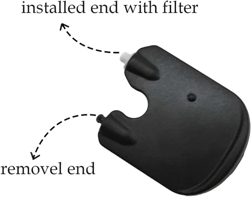 Vista 3 de Filtros protectores de cera para audífonos (0.039 pulgadas) para Oticon - Paquete de 3/18 filtros ProWax MiniFit Cerumen Stop Wax Traps Accesorios
