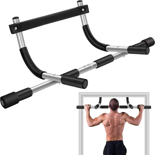 Vista 9 de TOPOKO Pull Up Bar for Doorway, Heavy Duty Chin Up Station for Home Gym, Multi-Grip or Adjustable Door Frame Exercise Equipment for Upper Body