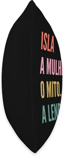 Vista 2 de Funny Portuguese First Name Design - Isla Throw Pillow