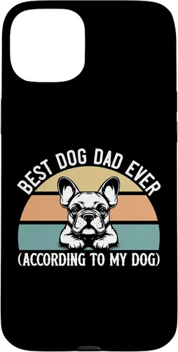 Vista 9 de French Bulldog Lover Best Dog Dad Ever Funny Pet Parent Gift Case for iPhone 17