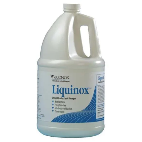 Vista 4 de Alconox 1201 Liquinox Detergente líquido de limpieza crítica, botella de 1 galón (caja de 4)