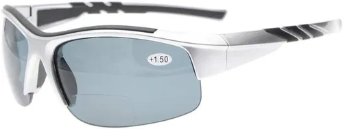 Vista 8 de Eyekepper TR90 - Gafas de sol bifocales sin montura para deportes irrompibles, béisbol, correr, pesca, conducción, golf, softbol, senderismo