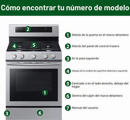Vista 8 de W10919249 - Piezas de repuesto para patas de goma Samsung, protector de estufa Kitchenaid, parachoques superiores, rejilla de quemador