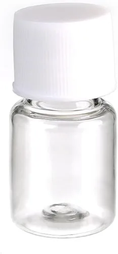 Vista 6 de Bettomshin 50 botellas de plástico PE de 0.2 fl oz (grado alimenticio), botella de reactivo de laboratorio de boca ancha, sellado de botellas