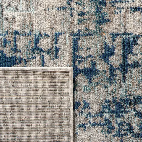 Vista 29 de SAFAVIEH Colección Madison - Alfombra de acento 2'2" x 4', negro y dorado, diseño abstracto moderno, no desprende pelusa y fácil cuidado, ideal