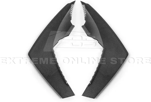 Vista 9 de Extreme Online Store Repuesto para Camaro SS 2016-2018 Par de aletas de aviones de buceo Canard lateral de parachoques delantero
