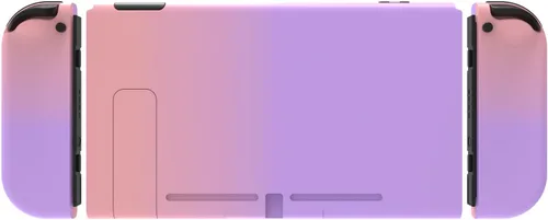 Vista 7 de EKEPIN NS Joycon - Carcasa para mando de mano para Nintendo Switch Joy-Con (LR), carcasa de repuesto para bricolaje con botones de colores sin