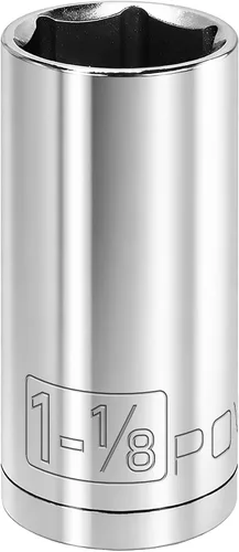 Vista 6 de Powerbuilt 642207 - Enchufe de 1/2 pulgada de profundidad de 1 pulgada