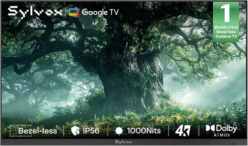 Vista 15 de SYLVOX - Televisión inteligente para exteriores 4K de 43 pulgadas
