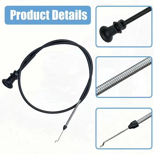 Vista 2 de AOTWD 946-1085A Cable de estrangulamiento 746-1085A 60-057 para MTD Cub Cadet Troy Bilt Cortacésped