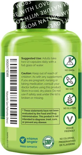 Vista 2 de NATURELO Próstata y salud urinaria, fórmula integral con palma enana americana, pigeo, tumérico, esteroles vegetales, brócoli y licopeno, 60