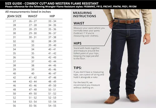 Vista 7 de Wrangler Jean FR resistente al fuego de ajuste original para hombre, Stonewash