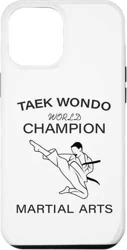 Vista 6 de iPhone 14 Teak Wondo Campeón Mundial - Artes Marciales - Estuche de combate MMA
