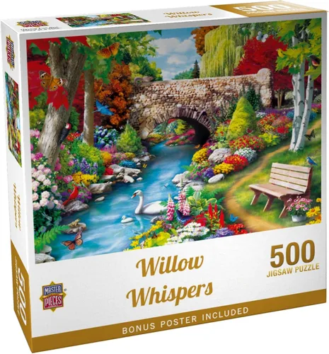 Vista 9 de Masterpieces Rompecabezas EZ Grip de 300 piezas, Willow Whispers, 18 x 24 pulgadas