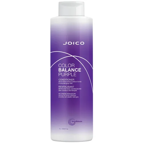 Vista 7 de Joico Color Balance Purple Conditioner For Cool Blonde or Gray Hair Eliminate Brassy Yellow Tones Boost Color Vibrancy & Shine UV Protection