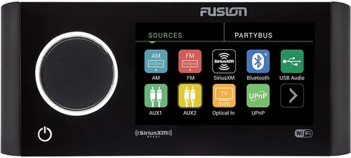 Vista 2 de Fusion MS-RA770 Apollo Sistema de entretenimiento marino con pantalla táctil con control remoto inalámbrico - negro Sistema de entretenimiento