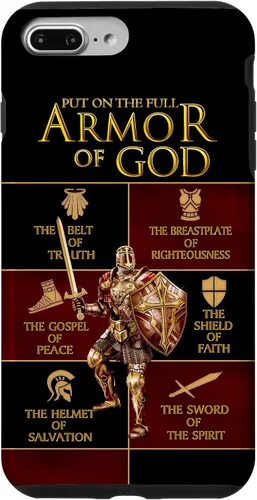 Vista 12 de Warrior of God Put On The Full Armor of God Funda para iPhone 17