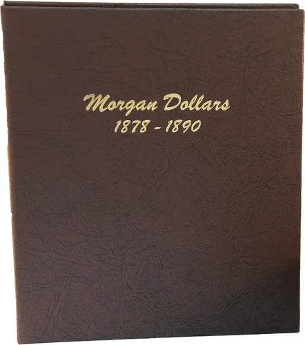 Vista 2 de Dansco Álbum de monedas del dólar de Morgan US 1878-1890 #7178 con funda