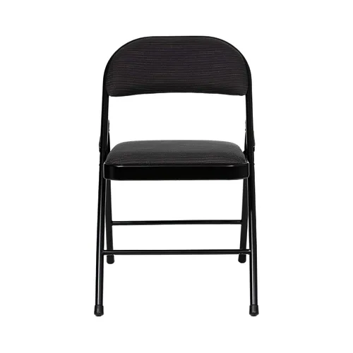 Vista 4 de OEF Furnishings OEF970 Series - Sillas plegables acolchadas de tela de alta calidad, asiento y respaldo acolchados cómodos para salas