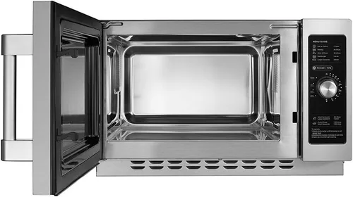 Vista 5 de Midea Equipment 1034N0A - Horno de microondas comercial para encimera con dial, 1000 W, acero inoxidable, 1.2 pies cúbicos
