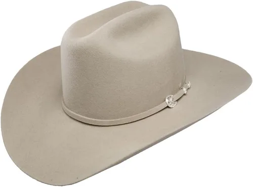 Vista 10 de Stetson Sombrero de vaquero de lana corral 4X para hombre - Sbcral-754098 Silver Sand Negro
