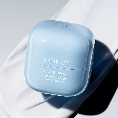 Vista 2 de LANEIGE Crema Hidratante Water Bank Azul con Ácido Hialurónico: Crema facial coreana hidratante con escualano y ceramida para el soporte