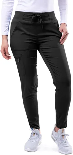 Vista 18 de Adar Pro Scrubs para mujeres - Pantalones de uniforme médico tipo jogger de yoga supremos Manzana