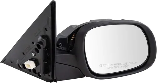Vista 110 de TRQ Cubierta cromada del espejo manual del lado del pasajero, acabado liso para Volvo VNL 2004-2014