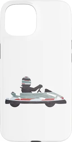 Vista 6 de Funda para iPhone 16 Go Kart Racing Race Track