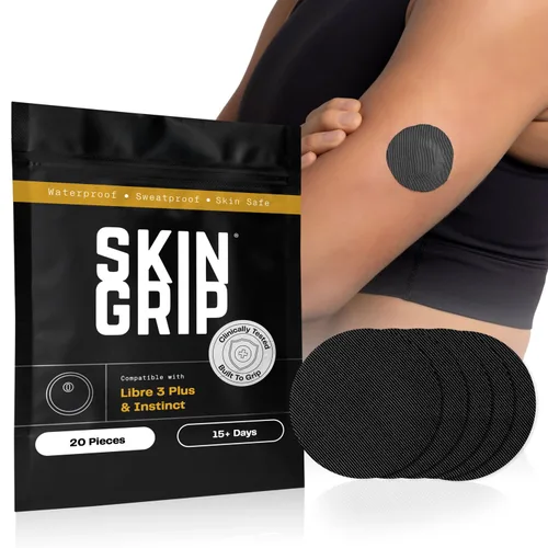 Vista 15 de Skin Grip Freestyle Libre 3 & Instinct - Parches adhesivos impermeables y resistentes al sudor para 10-15 días (no para Libre2), cubierta