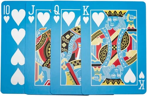 Vista 5 de Magic Makers Baraja de cartas de bicicleta azul claro