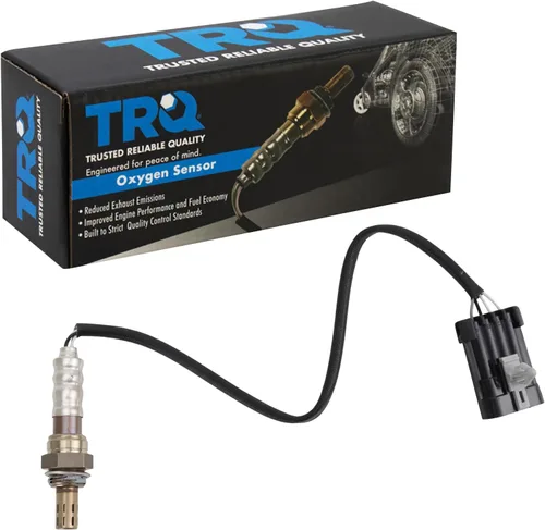 Vista 254 de TRQ Sensor de Oxígeno O2 de 4 Hilos de Banda Estrecha Compatible con VW Atlas 2.0L 2018-21, VW GTI 2.0L 2016-18, Audi A3 Quattro 2.0L 2015-18, VW