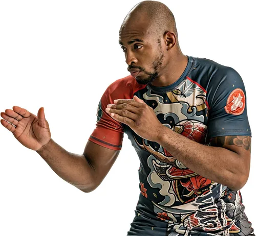 Vista 7 de Ronin Rash Guard Manga Corta Jiu Jitsu MMA BJJ - Oni Bushi Samurai Demon Calidad y durabilidad