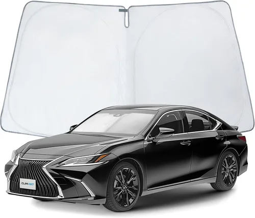 Vista 89 de CLIM ART Parasol para parabrisas para BMW X3 2018-2024, parasol plegable de ajuste personalizado, protector solar del vehículo, cubierta del Negro