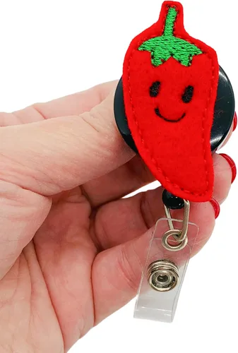 Vista 2 de Chili Pepper Retractable Badge Reel