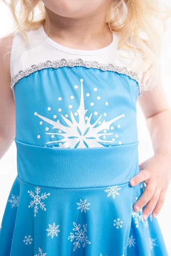 Vista 6 de Little Adventures Vestido de reina de hielo