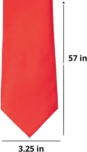 Vista 67 de tiemart Corbata de color sólido para hombre Longitud estándar