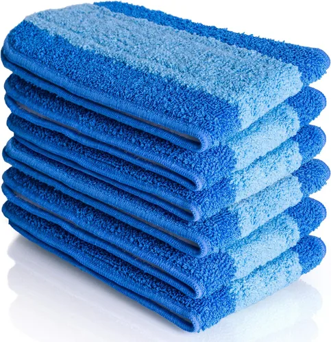 Vista 10 de VanDuck Almohadillas de limpieza de microfibra compatibles con trapeadores Bona de 18 pulgadas (paquete de 3) Almohadillas de limpieza de pisos