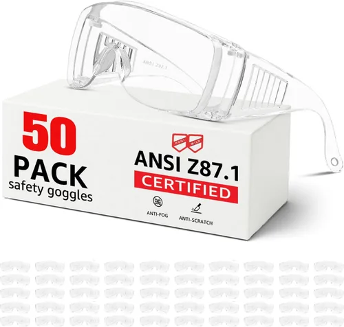 Vista 12 de Ansi Z87.1 Ansi Z87.1 - Gafas de seguridad antivaho para hombres y mujeres, gafas de laboratorio resistentes a arañazos e impactos, gafas