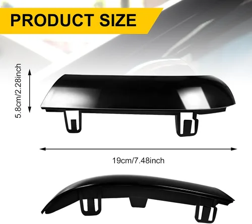 Vista 3 de luces LED de señal de giro para espejo lateral para VW Golf 5 EOS GTI Jetta MK5 Passat, lámparas secuenciales con lente de cubierta antihumo