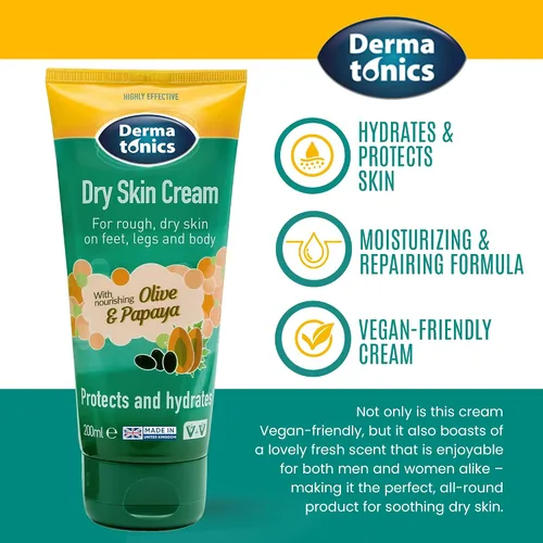 Vista 3 de Dermatonics Crema para piel seca para talones, manos y pies agrietados Solución de cuidado intensivo 10% de urea, suaviza la piel callosa, áspera