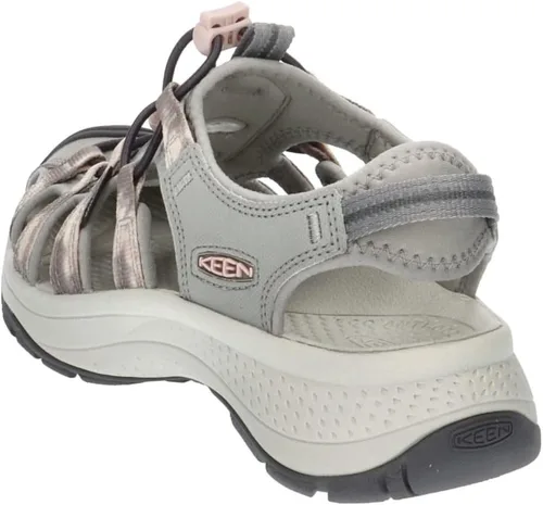 Vista 4 de KEEN Astoria West - Sandalias deportivas con puntera cerrada para mujer, Negro Gris