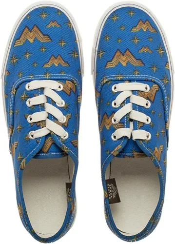 Vista 2 de DC Comics Wonder Woman Royal AzulOro Mujer Lo Pro Zapatos azul
