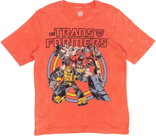 Vista 5 de Transformers Optimus Prime Bumblebee Megatron - Paquete de 2 camisetas para niños pequeños y grandes